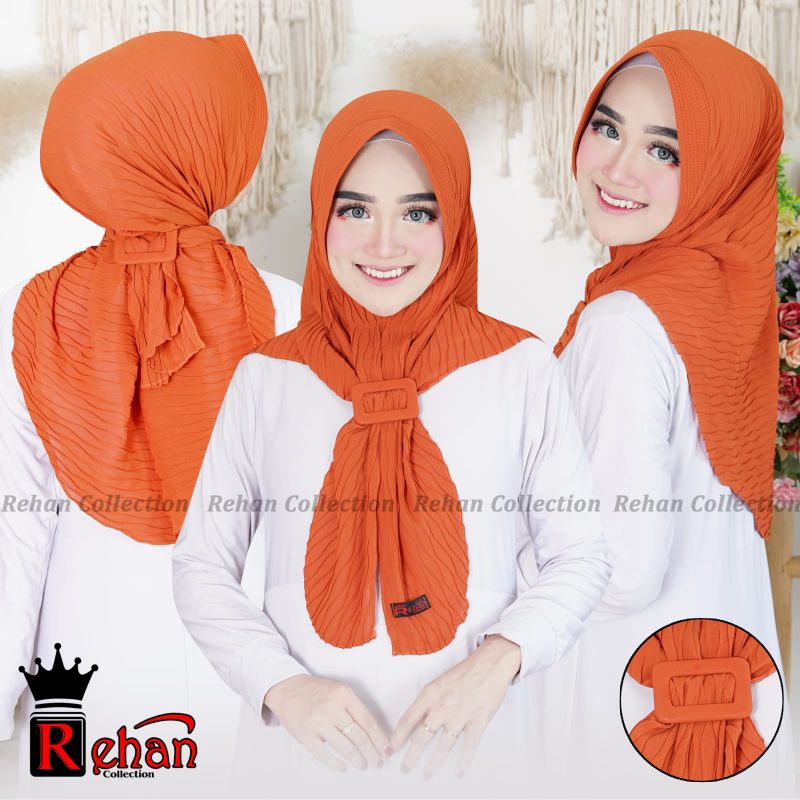 JILBAB GESPER GELOMBANG / BERGO PLISKET / JILBAB PLISKET / JILBAB GESPER / PLISKET GESPER / HIJAB INSTAN