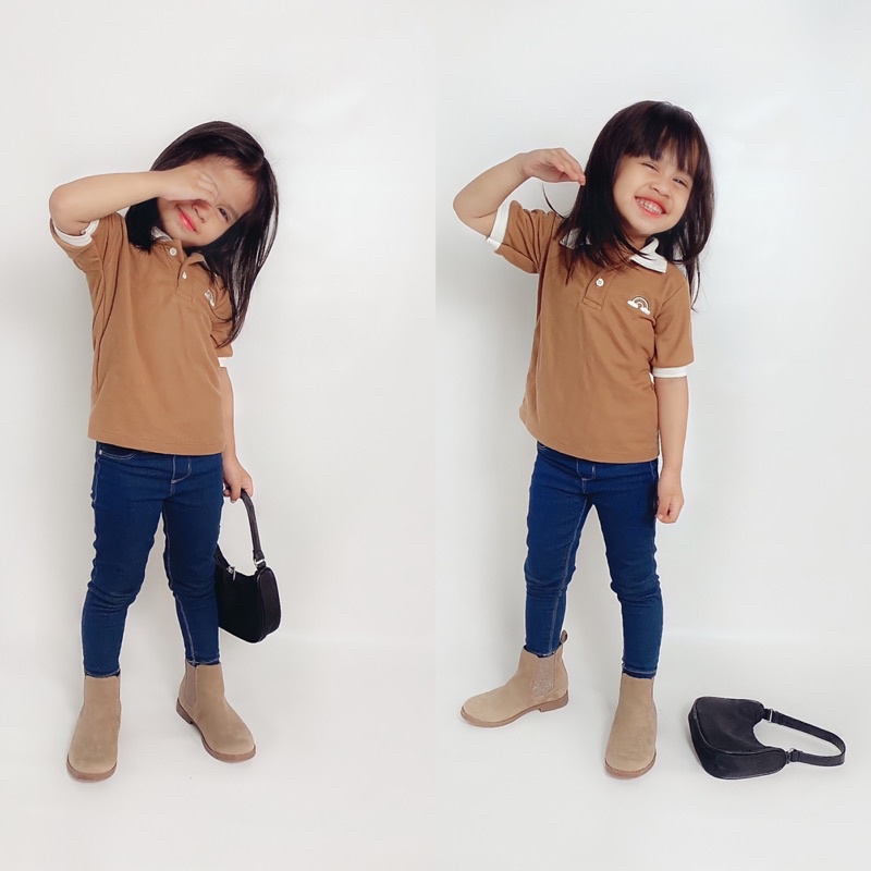 KUMI POLO SHIRT Atasan Anak Laki Perempuan