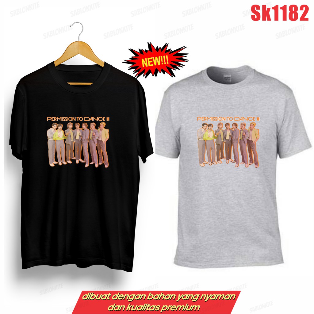 MURAH!!! KAOS KPOP FULL MEMBER JK V RM SG JH JIN JM SK1182 UNISEX COMBED 30S