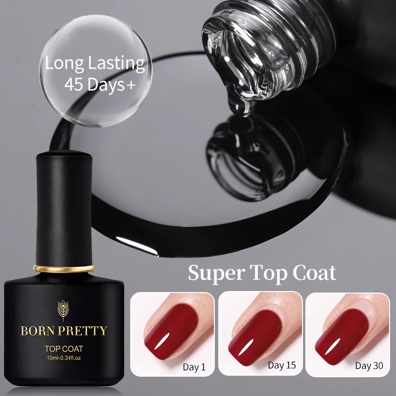 Born Pretty Super Top Coat &amp; Base Coat Nail Gel Polish