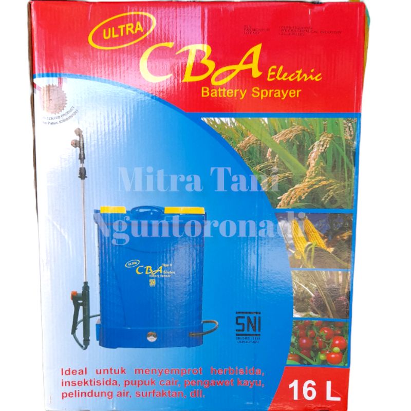 Tangki Semprot/Penyemprot/Sprayer Elektrik/Battery Ultra CBA 16 L