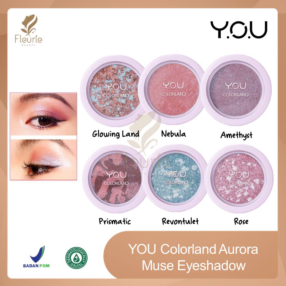 YOU Colorland Aurora Muse Eyeshadow Original BPOM