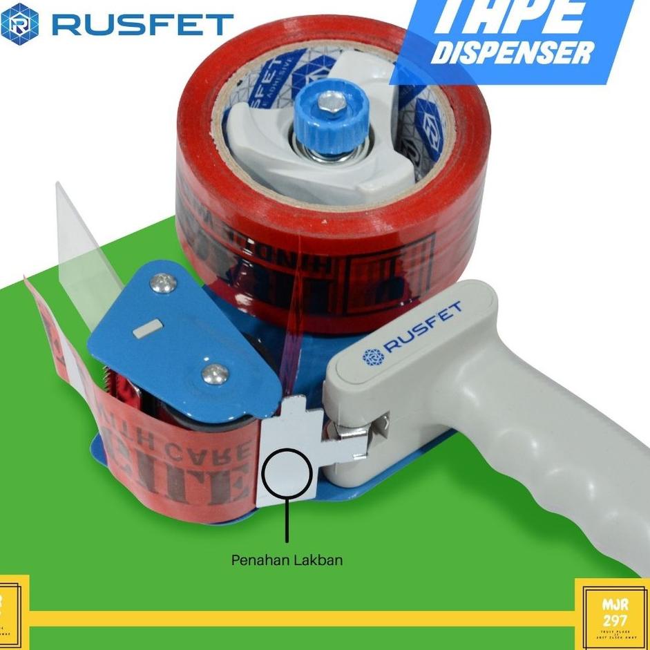 

Grosir Untung TAPE DISPENSER | LAKBAN DISPENSER | TEMPAT LAKBAN / SOLATIP - RUSFET