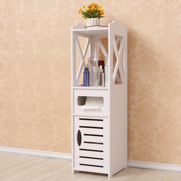 Rak Kabinet Hiasan  Lemari  Kayu Vintage Shabby Chic 