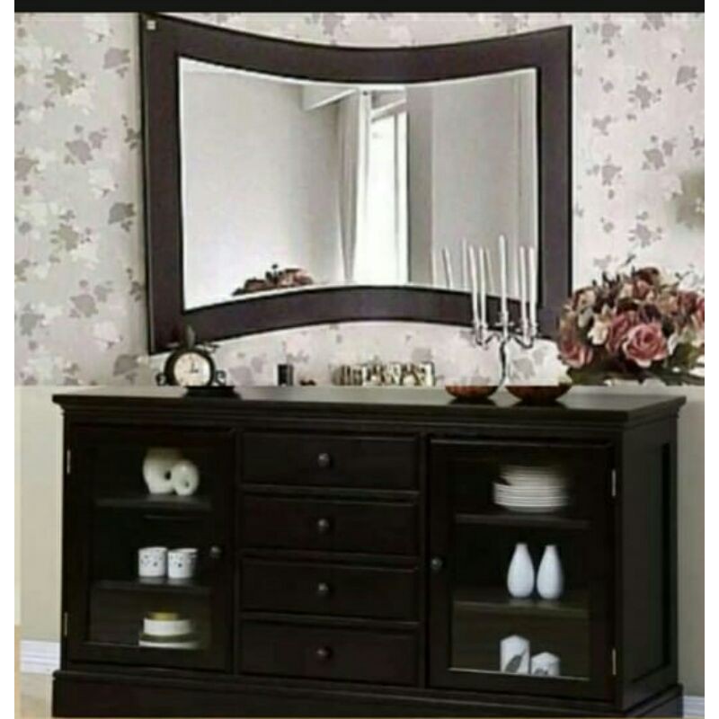 cermin jati minimalis