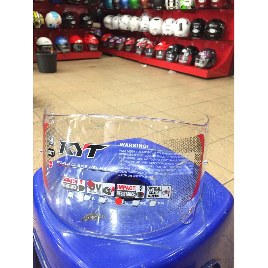 Kaca helm FLAT VISOR