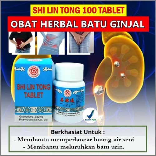 Obat herbal shi lin tong obat herbal penyakit batu ginjal melancarkan kencing ampuh alami original b