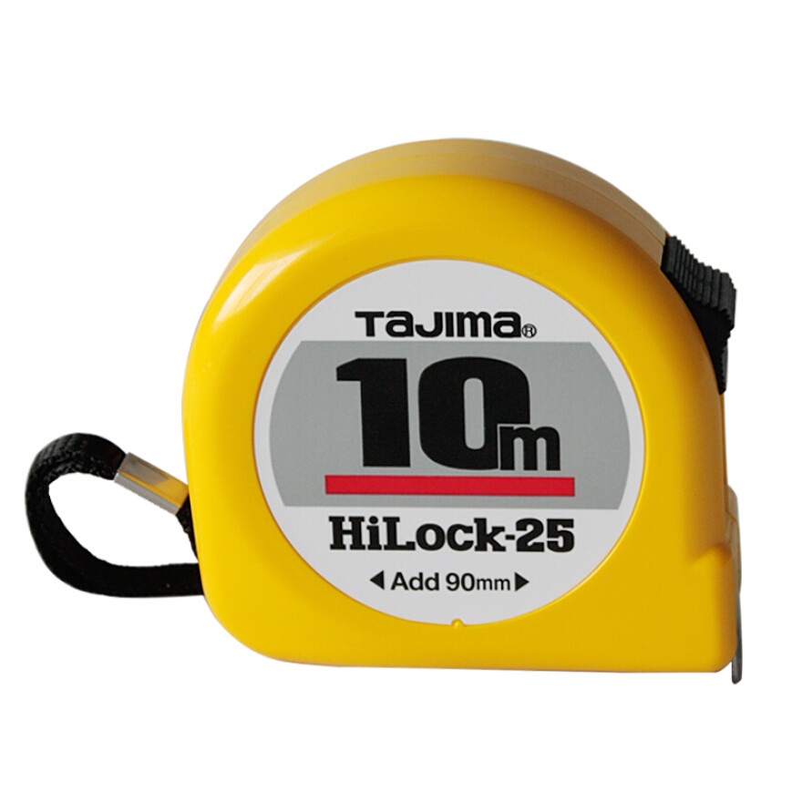 TAJIMA (japan) meteran dengan pengunci (hi-lock roll meter) 10 m