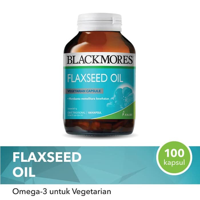MurahGJ Blackmores Flaxseed Oil BPOM Kalbe 100's - Omega 3-6-9 Jantung Keren