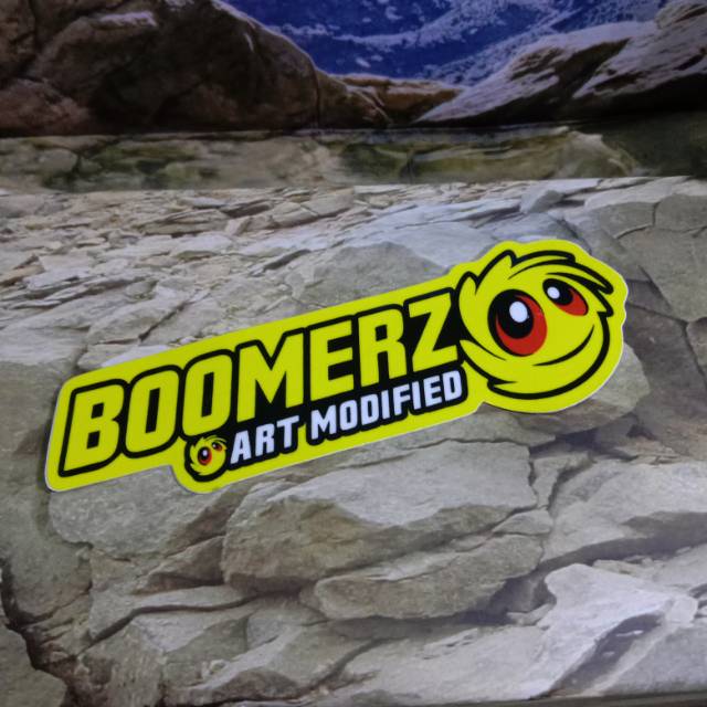 Sticker printing BOOMERS minim pembelian produk harus 20rb