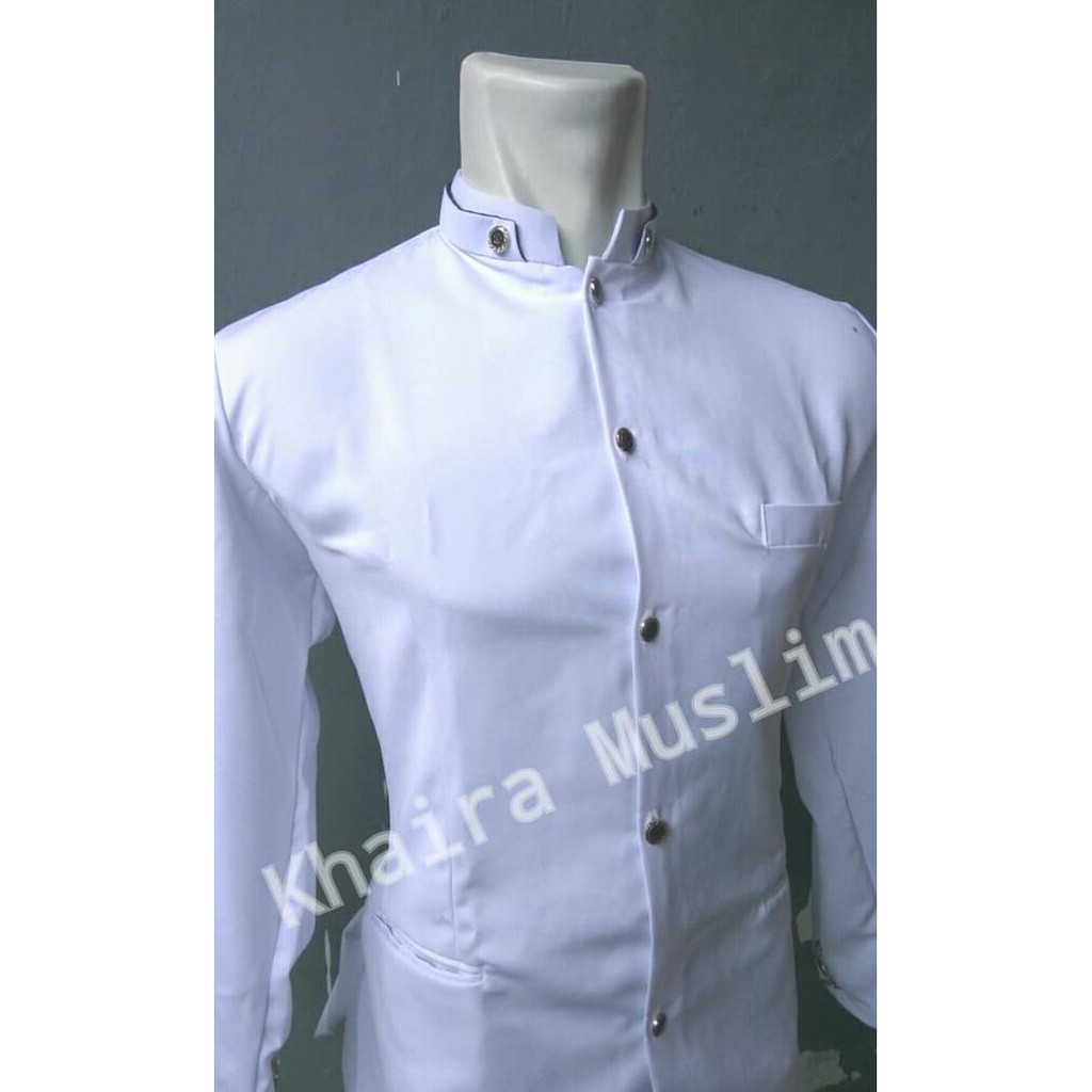 5j22 jasko ( jas koko ) putih polos new - putih, xxl 0byy