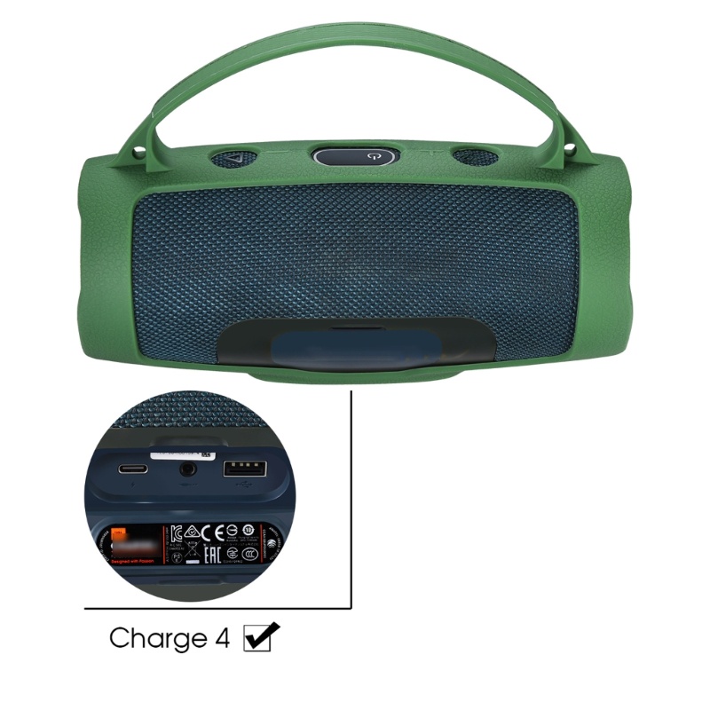 Cre Kulit Pelindung Lembut Tahan Air Untuk Jblcharge4 Jblessential2 BluetoothSpeakers Travel Carry for Case with Keych