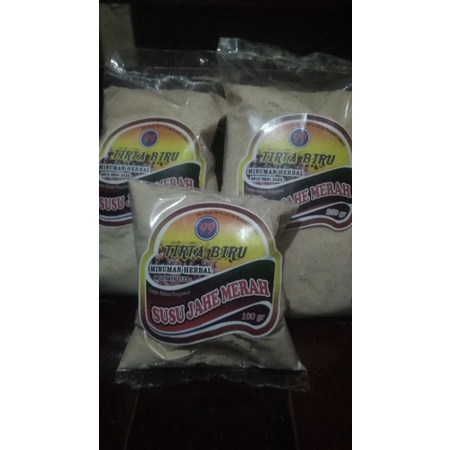 

SUSU JAHE MERAH TIRTA BIRU