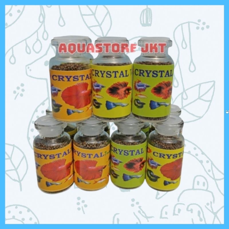 MAKANAN IKAN HIAS KECIL ARMADA 10 GRAM MAKANAN CRYSTAL CUPANG GUPPY DLL