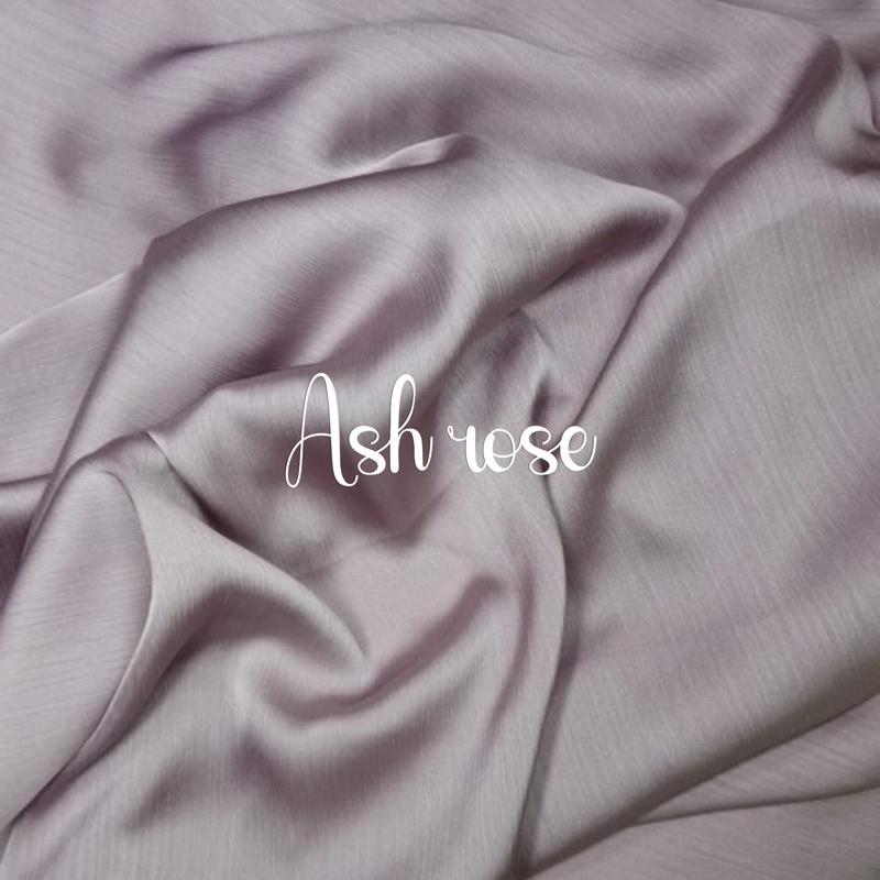 MALAY SILK SHAWL | PASHMINA CRINKLE TEXTURED SILK PREMIUM-Ash rose