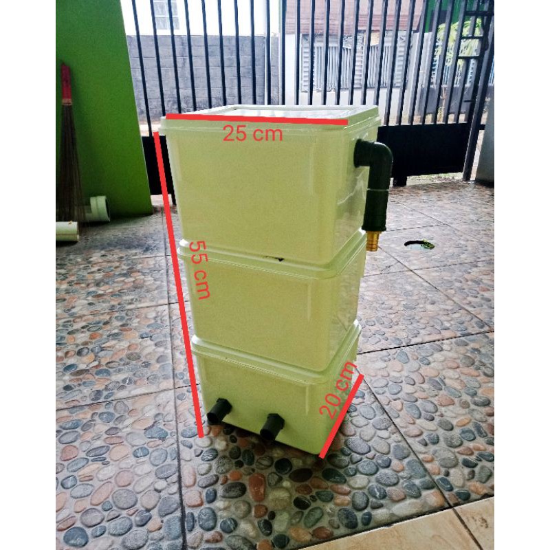 trickle filter kolam filter kolam ikan koi