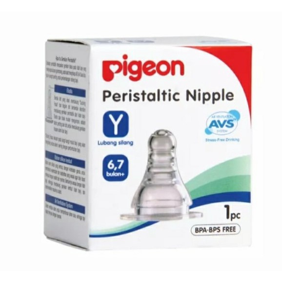 PIGEON Peristaltic Nipple 1pcs - Dot Bayi