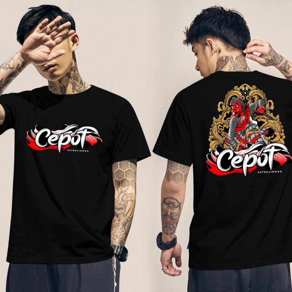 BelovedFashion - Kaos Pria Kaos Distro CEPOT DB CEPOT Black FN321