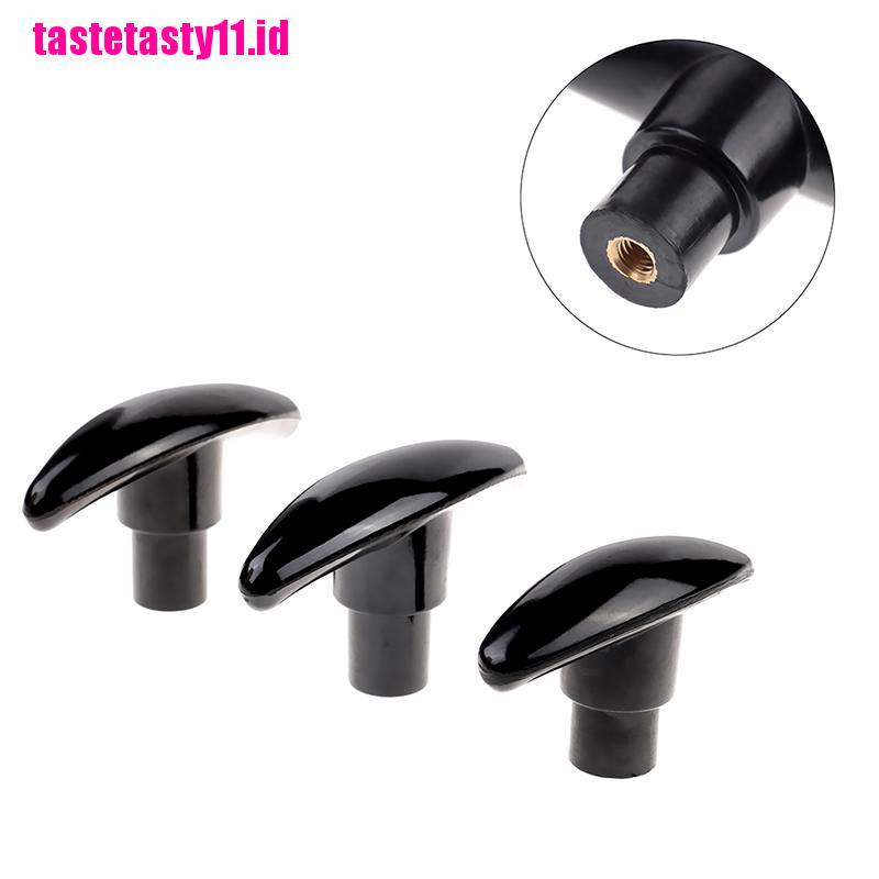 Kepala clamping Nut Tipe T female thread M6 / M8 / M10 Bahan Plastik Warna Hitam