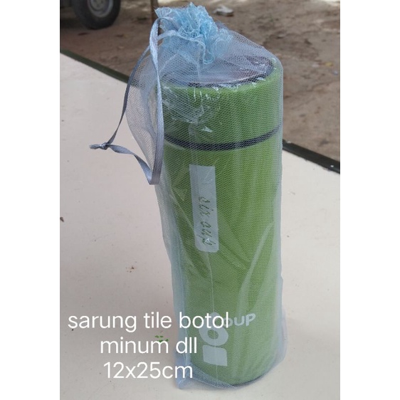 sarung tile botol minuman, dll. 12x25cm