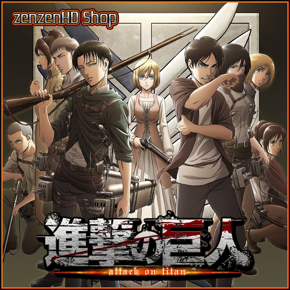 DVD Anime Shingeki no Kyojin - Attack on Titan S1 S2 S3 S4 Collection