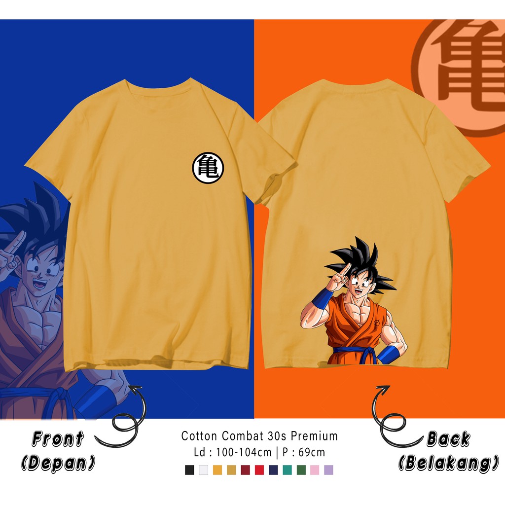 DRAGON BALL  / TERMURAH BAJU KAOS KATUN WANITA/ PRIA UNISEX LENGAN PENDEK / TUMBLR TEE /  OVERSIZE