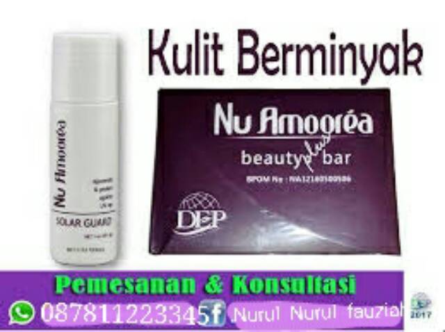 Paket perawatan kecantikan premium Khusus KULIT BERMINYAK Nu Amoorea Beauty Series Lengkap Hemat