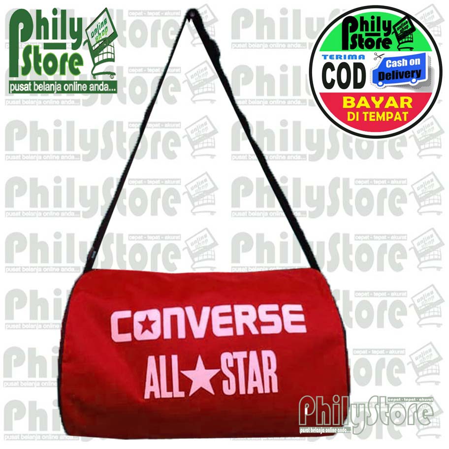 Tas Sepatu Futsal / Bola Converse Allstar / Tas Futsal Tabung Tas Olah Raga / Sport / Gym / Slempang