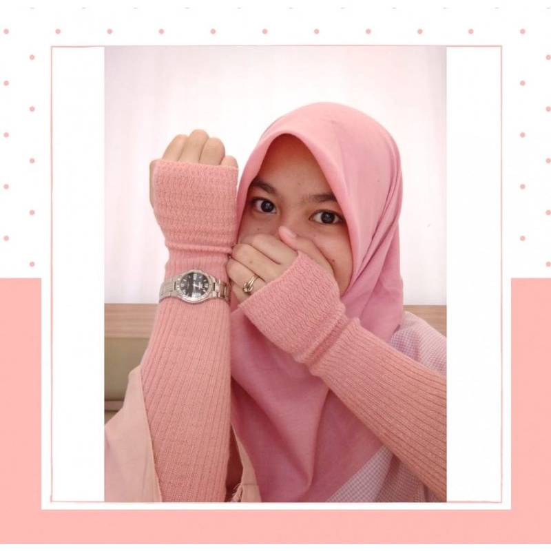 Handsock Rajut/Handsock Jempol Wanita/Manset tangan/manset rajut