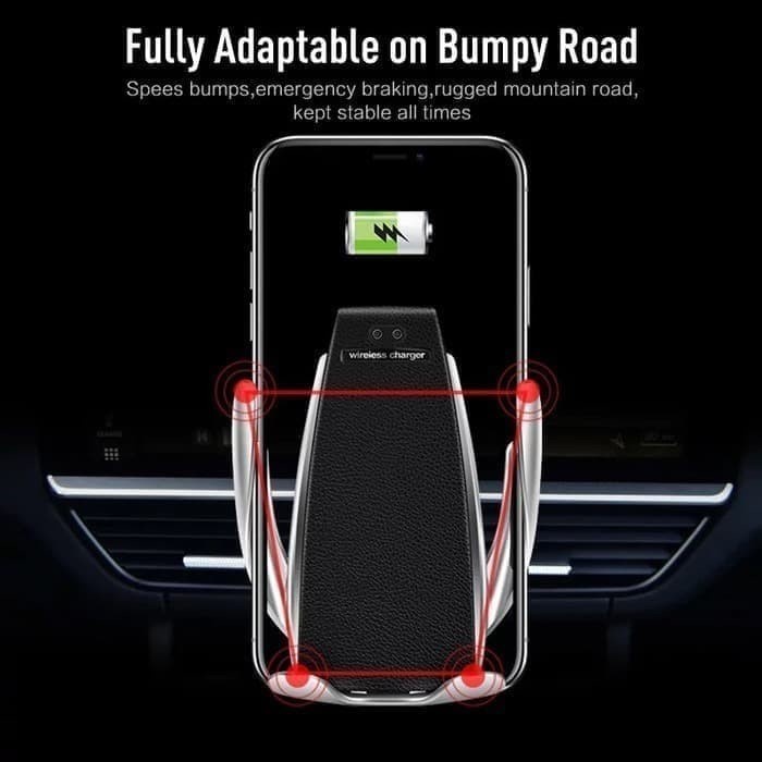 Smart Sensor Auto Hold S5 Mobil Wireless Charger Car Stand Holder