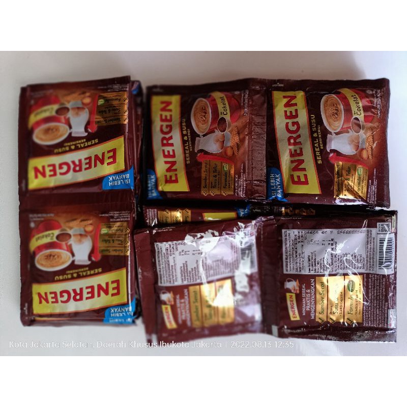 

Minuman Sereal Energen coklat 1 renceng isi10