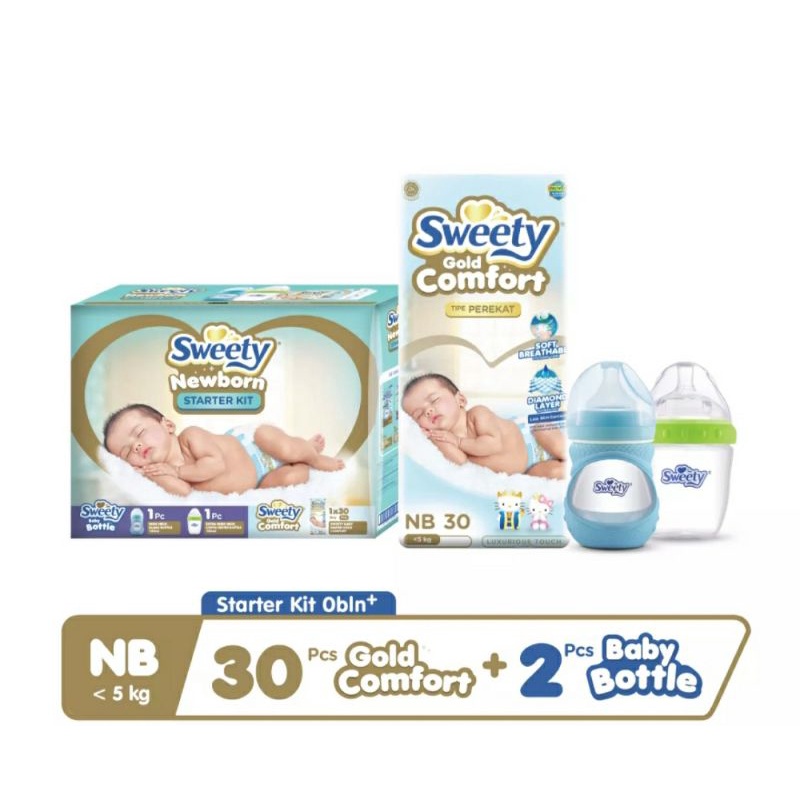 sweety paket melahirkan newborn 30/starter pack sweety newborn paket melahirkan/sweety gold newborn/