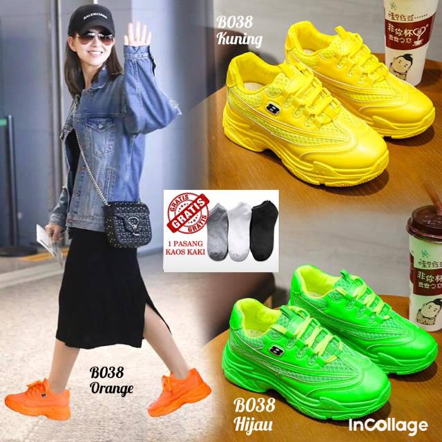 SEPATU WANITA IMPOR SPORT KOREA #B038
