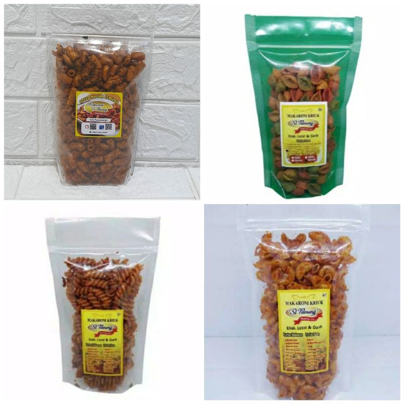 

paket reseller aneka macam makaroni kemasan 75gram 100pcs bisa campur