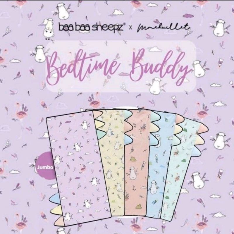 Baabaasheepz x Mmehuillet, Jumbo Bedtime Buddy, Lilac