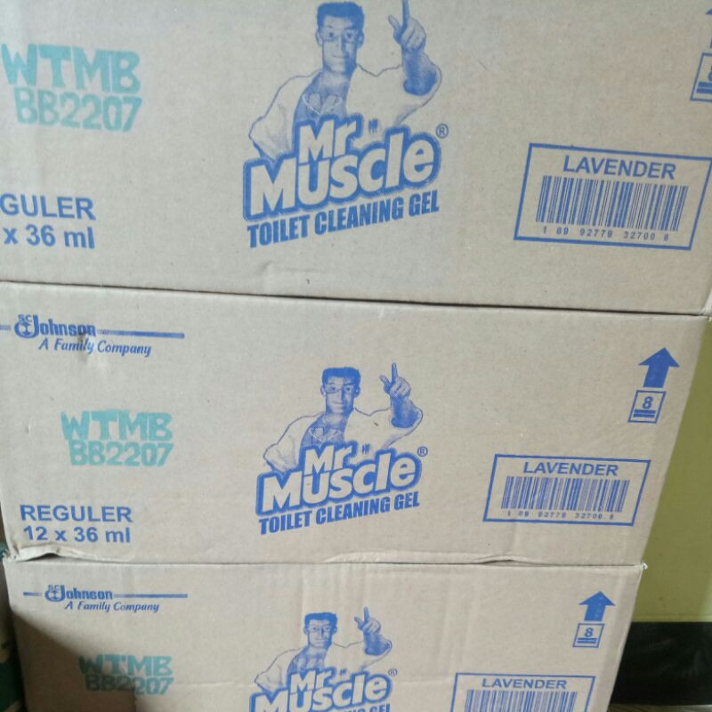 Mr Muscle Toilet Cleaning Gel Starter Lavender 36 Ml