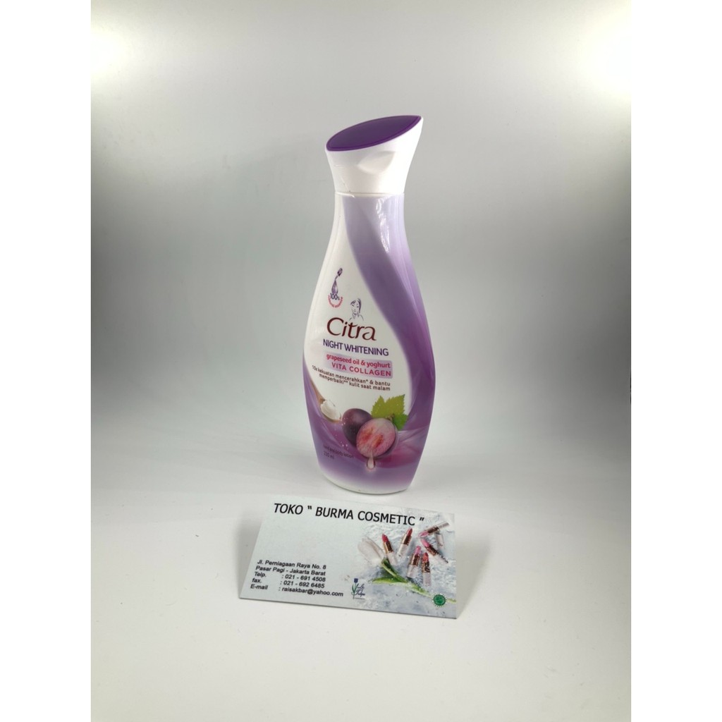 CITRA HAND AND BODY LOTION NIGHT WHITENING 230 ML