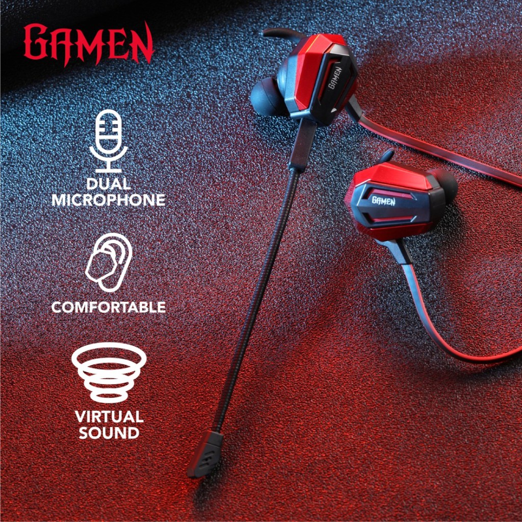 HEADSET EARPHONE GAMEN GAMING GE100