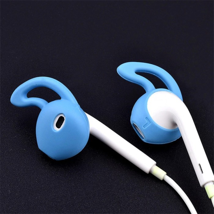 Silikon 4pcs Karet Sarung Penutup Eartips Earbuds Earphone Cover Skin