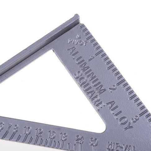 

✢ Speed Square Combination Square Aluminum Penggaris Siku Sudut Tukang-T ℠