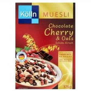 

Kolln Muesli Chocolate Cherry & Oats Cereal Sereal Cokelat Import