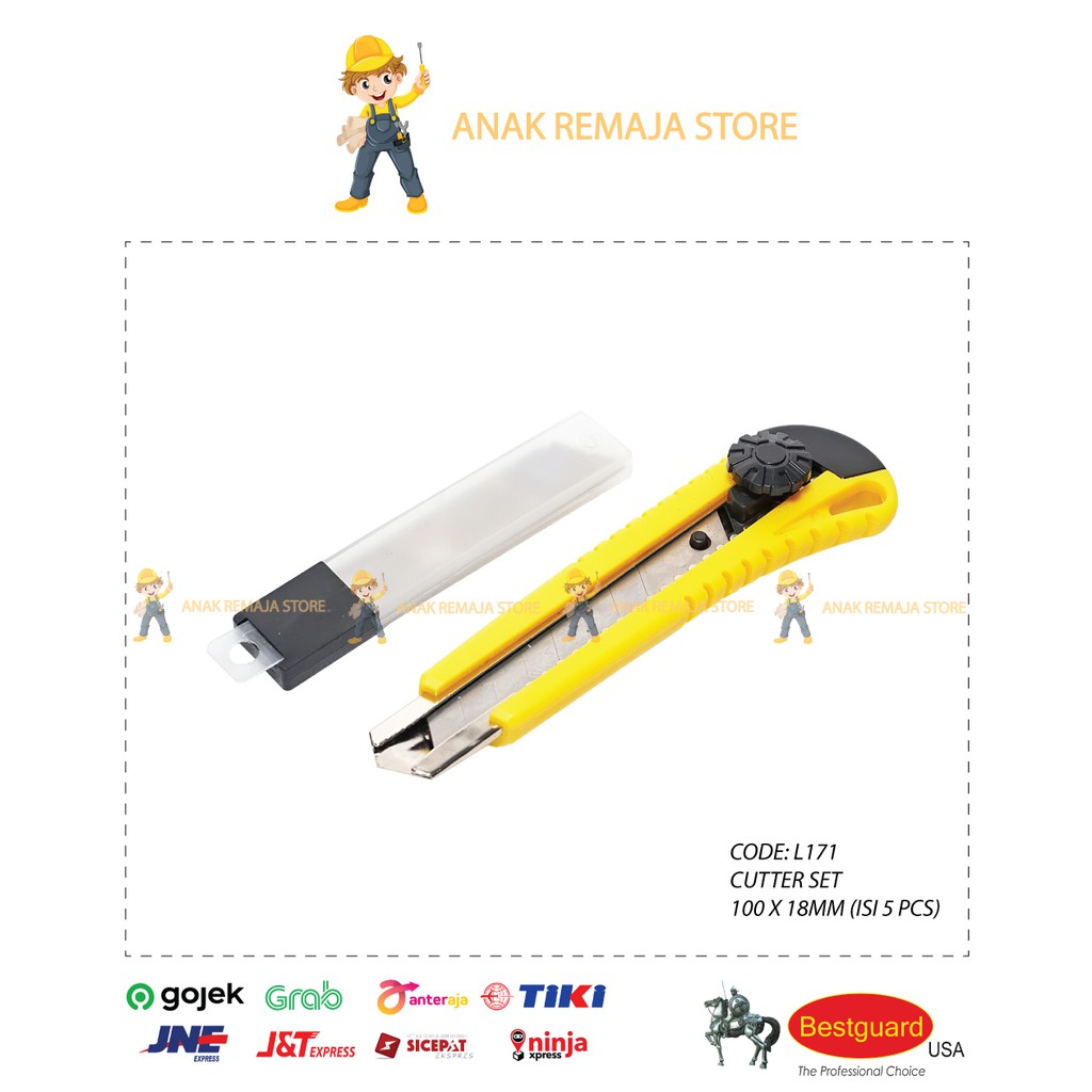 

Bestguard Cutter Set 100 X 18mm