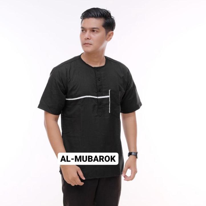 Tren Terbaru Koko Kurta Lengan Pendek BIG SIZE JUMBO Kurta Kaos Baju Koko Katun Baju Koko Pria Baju 
