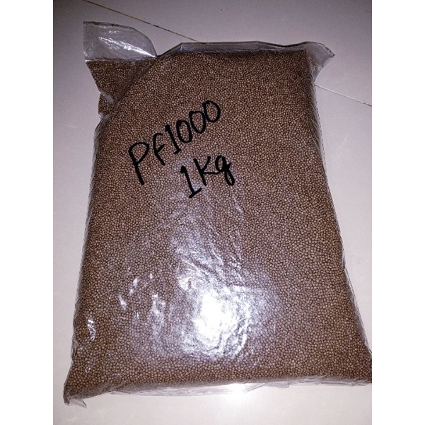 Pelet pf 1000 repack 1kg | PF1000 pakan ikan 1000gram