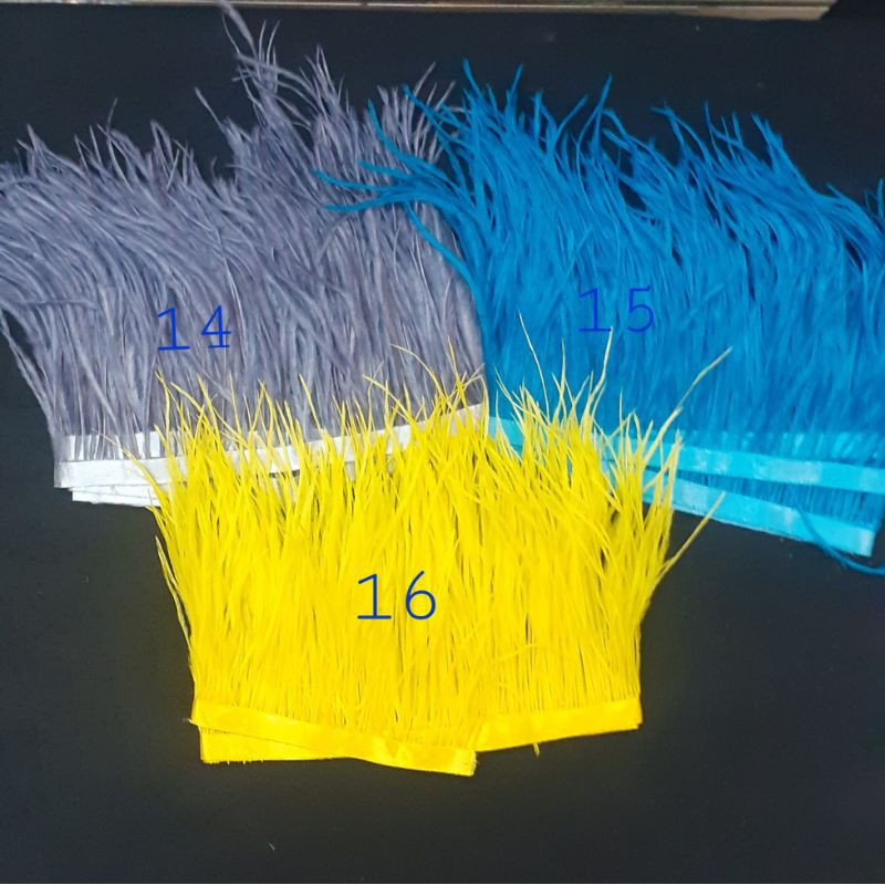 Bulu Renda Ostrich-Asesoris Bahan Dasar