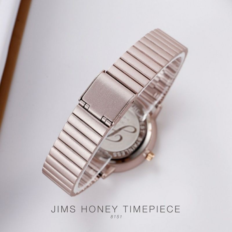 JIMS HONEY 8151 WATCH ORI JAM TANGAN WANITA STAINLESS ANTI AIR FASHION CEWE KOREA FREE EXCLUSIVE BOX