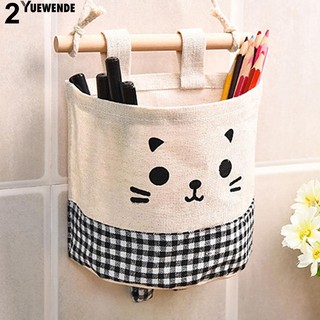 Tas Organizer Gantung Dinding Motif Polkadot untuk Dapur 