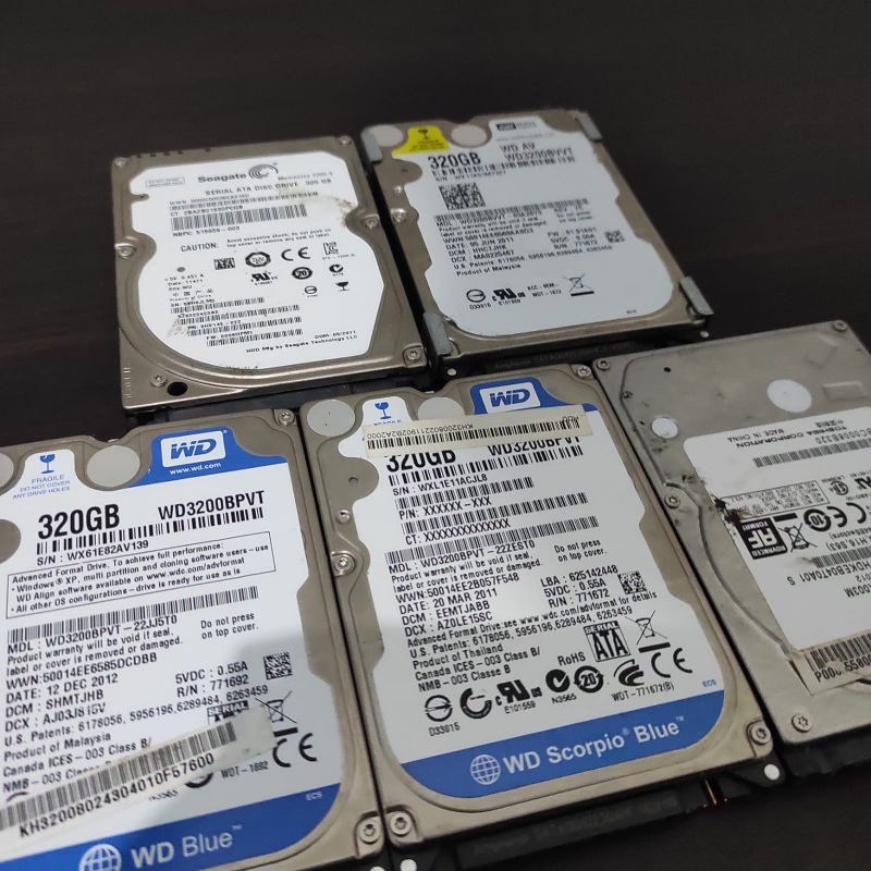 Hardisk Laptop 2,5" Second