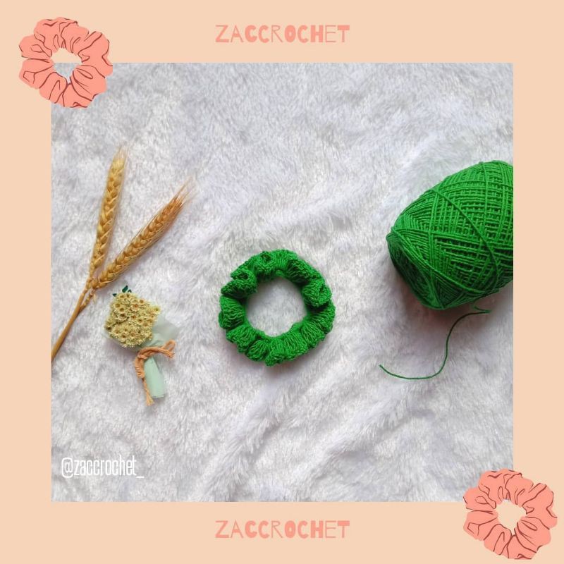 Scrunchies / Ikat Rambut Rajut
