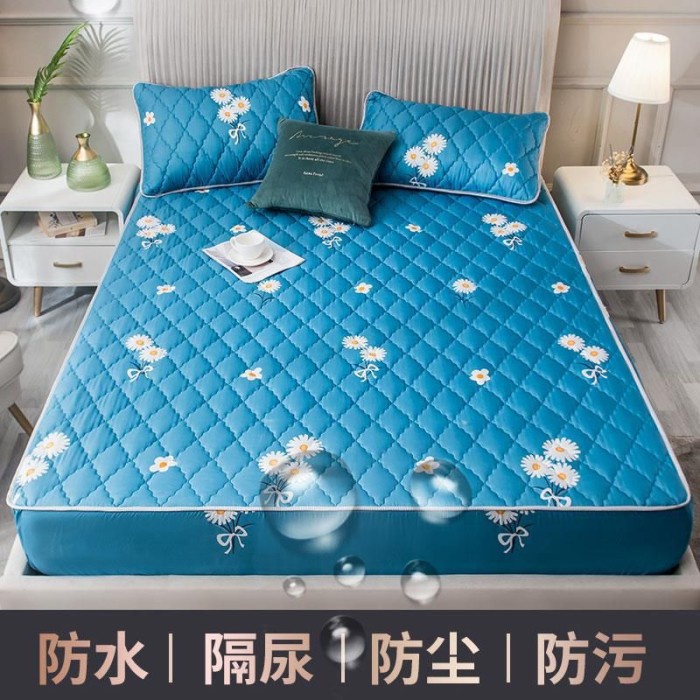 SPREI WATERPROOF PREMIUM MOTIF - MATTRAS PROTECTOR ANTI AIR WATERPROOF